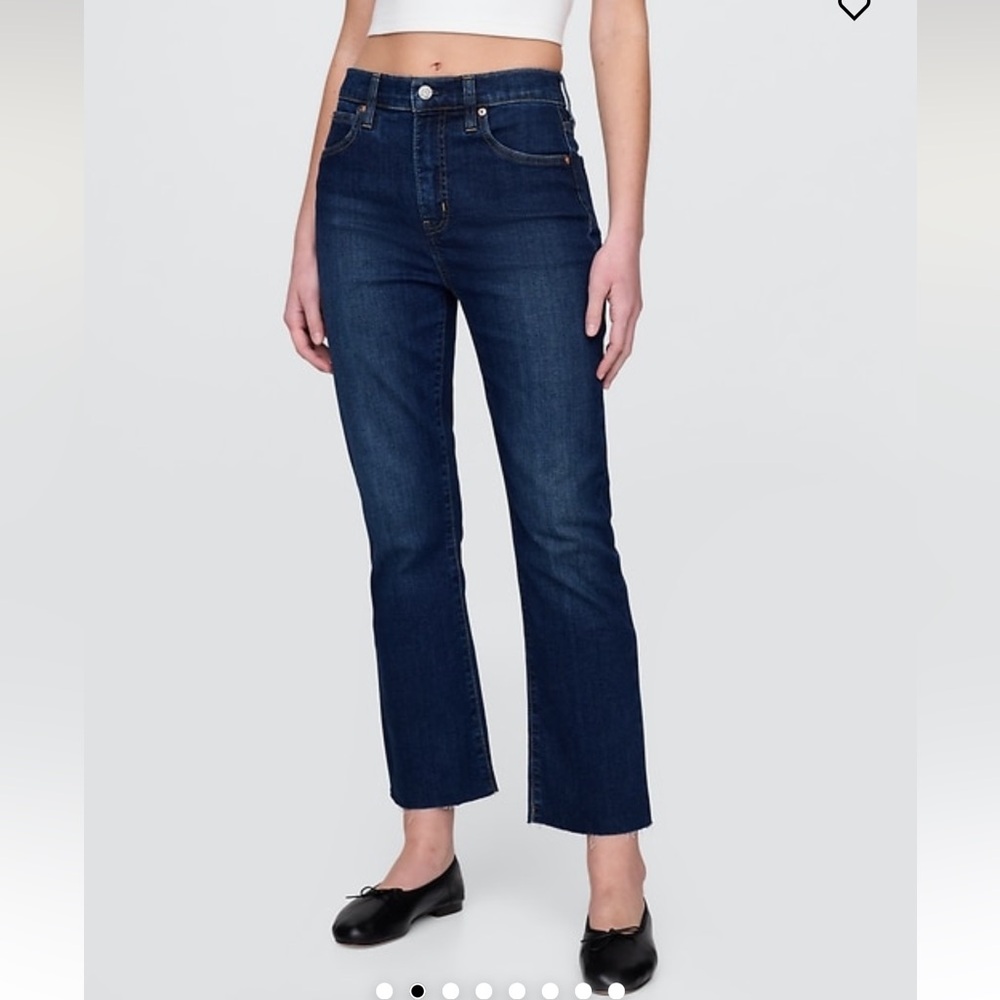 Gap high rise kick flare jeans